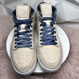 Nike Women's Air Jordan 1 Mid SE 'Sanddrift' 8.5 (MEN,S 7)